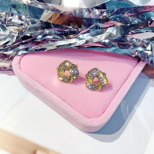 New fashion earring torsional triangle earrings for women simple earrings