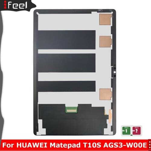 New Tested For Huawei Matepad T10S T10S/Enjoy Tablet2 AGS3-L09 AGS3-W09/W00D LCD Display Touch Screen Assembly Digitizer Assembl