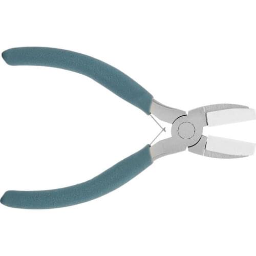 Nylon Jaw Pliers Jewelry Plat Carbon Steel Craft Plat Nose Pliers DIY Tools for Beading Looping Shaping Wire Jewelry Making