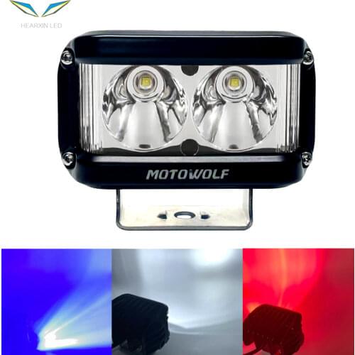 Ruitaisen Motorcycle Headlights 4 inch 38W High Brightness Exterior Waterproof Durable LED Headlights Driving Motorbike LED