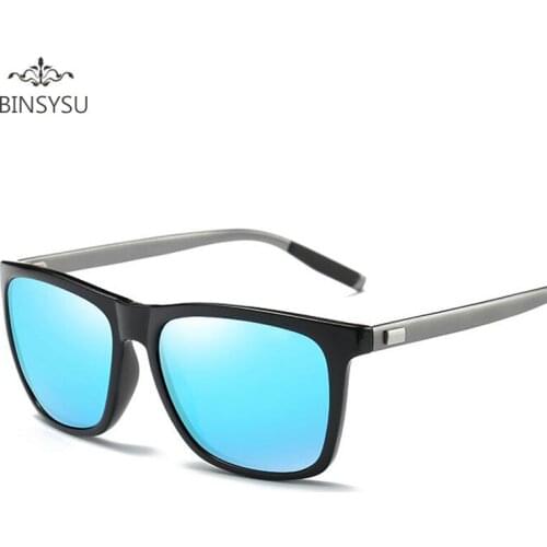 Fashion Classic Women Aluminum Polarized Square Sunglasses Men Driving Mirror Retro Brand Designer Sun Glasses For Mens UV400