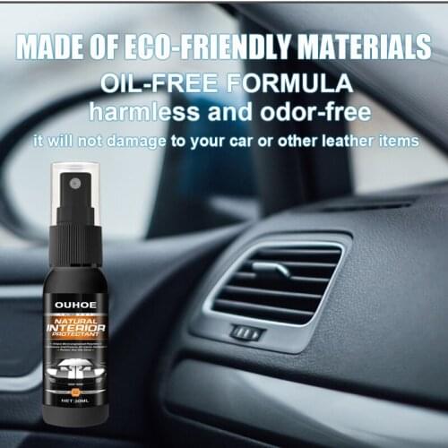 30ml Plastic Retreading Agent Interior Exterior Recovery Wax Chemicals Car Restoration Agent Refresh Hydrophobic Coating Cleaner