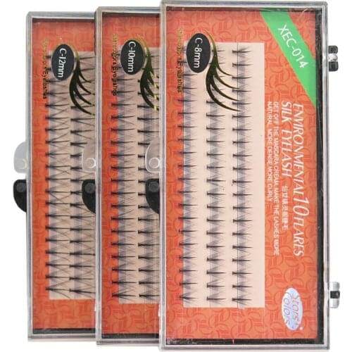 StarsColors XEC-014 10D 0.07mm C Curl Faux Mink Hair Volume Eyelashes Premium Silk Cilia Natural Dense Individual Lashes