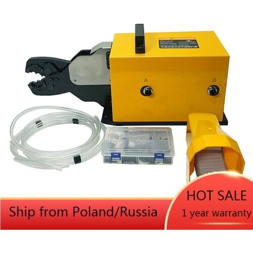 AM240 Heavy Duty Pneumatic Crimping Tool Crimp 6-240mm2 Cable Terminals and Lugs with Mold