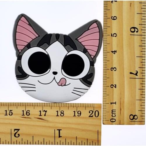 10pcs Dog/Cat/Monkey/Frog/Panda/Mouse Head Flatback Soft Charms Fit Keychain/Clogs/Phone Case/iPad DIY Craft Accessories