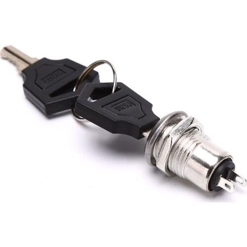 12mm Zinc Alloy Electronic Key Switch ON OFF Lock Switch Phone Lock Security