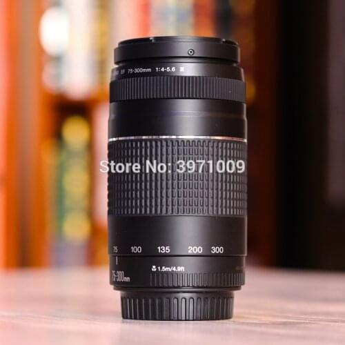75-300 mm for Canon camera lens EF 75-300mm F/4-5.6 III Telephoto Lenses for Canon 1300D 600D 700D 750D 760D 60D 70D 80D 7D 6D T