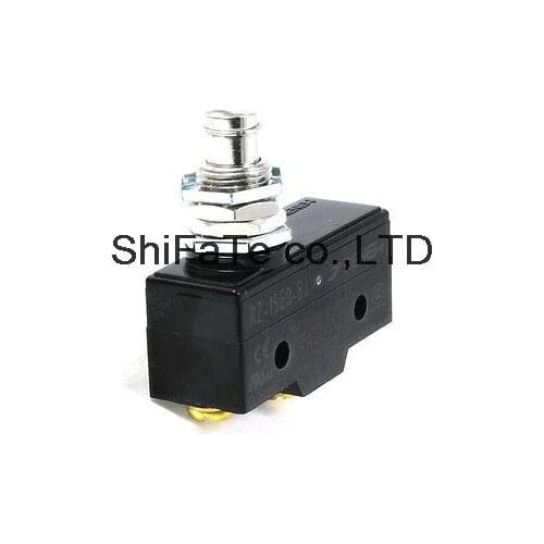 AC 250V 15A SPDT Panel Mounting Plunger Momentary Micro Limit Switch Microswitch