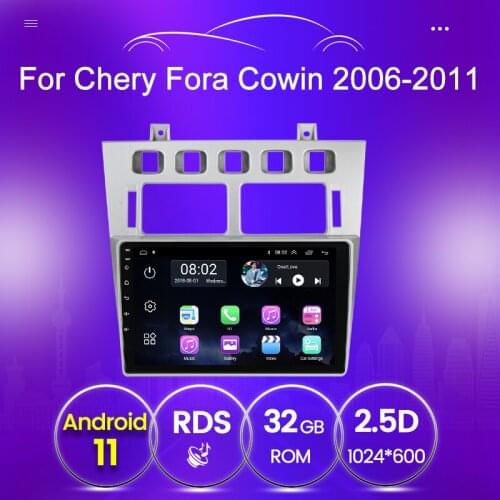 2 din Car Radio For Fora A21/A5 A21 2006-2011 Cowin 3 A21 2010 2011 Multimedia Video Player SWC FM Navigation Screen