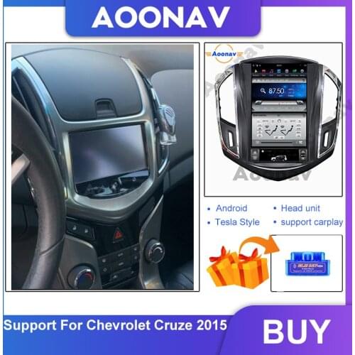Car 2 Din Radio Android GPS Navigation Multimedia Player For Chevrolet Cruze 2015 Head Unit Autoradio Stereo Receiver