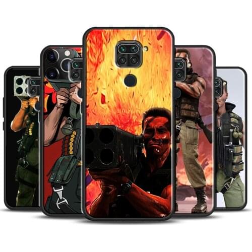 Schwarzenegger Rocket Launcher Case For Xiaomi Redmi Note 8T 9S 7 8 9 Pro Cover For Redmi K30 Ultra 9 9C 9A 8 8A 7A 10X