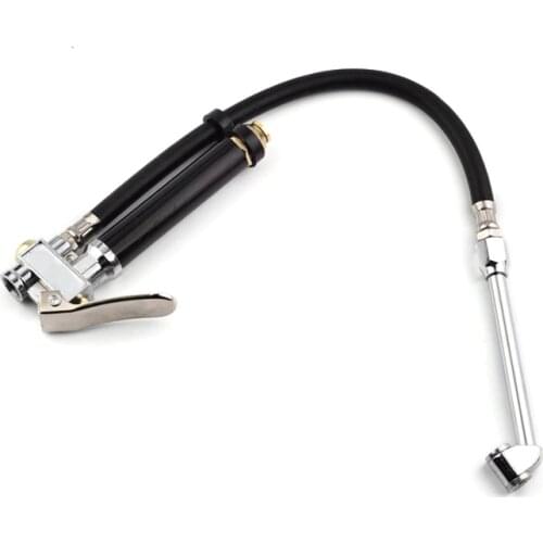 Tire Inflator Gun Pressure Gauge With Indicator With Heavy Duty Dual Head Air Chuck 120PSI