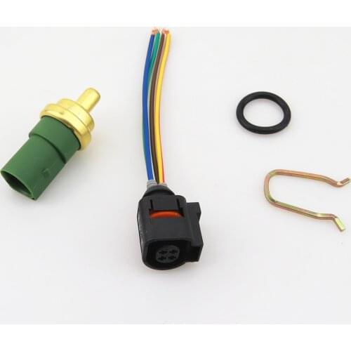 SCJYRXS Sensor Plug Cable Cooling Water Temperature Switch For A3 A4 A6 Q3 Q5 Golf Beetle Passat B5 Tiguan Seat 059919501A
