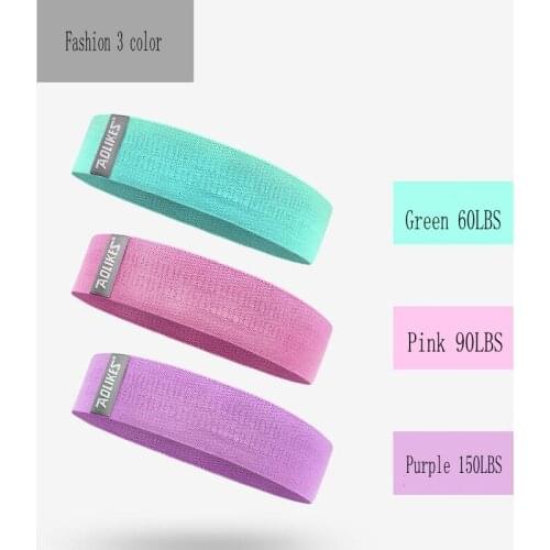 Workout Fitness Hip Loop Resistance Bands Anti-slip Squats Expander Strength Rubber Bands Yoga Gym Training Braided Elastic Band