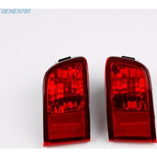 Benekar Rear Bumper Lights Without Bulbs Tail Fog Lamps for TOYOTA Land Cruiser Prado FJ120 2002-2009