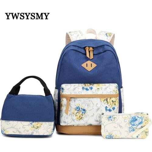 Fashion Canvas Backpacks Lightweight High Capacity Laptop Girls Backpack Children School Bags for Girls and Boys Travel Backpack