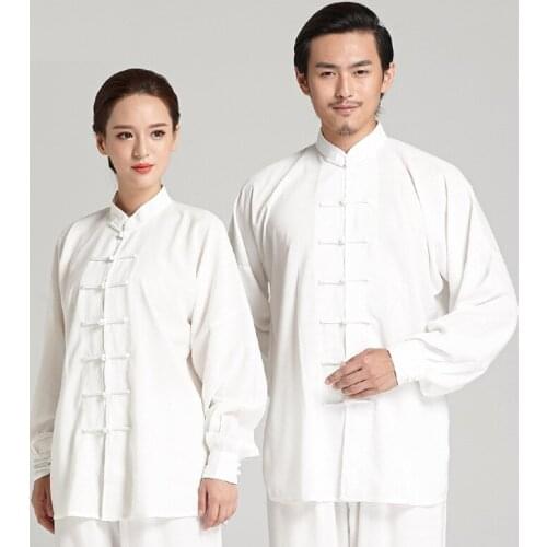 Men Women Yoga Set Loose Cotton Linen Breathable Sweater SweatShirt+pants Male Female Leisure Tai Chi Kung Fu Martial Arts Set