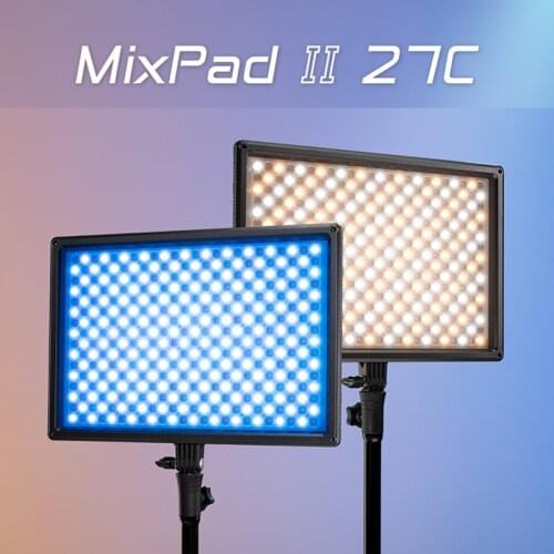 Nanlite MixPad II 27C LED Light Panel RGBWW Hard and Soft Light RGB Outdoor Photography Studio Lighting