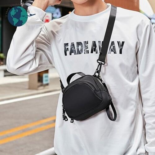 New Fashion Mens Shoulder Bag Small Messager Bag Travel Crossbody Bag Handbags Male Phone Money Belt Wallet Purse