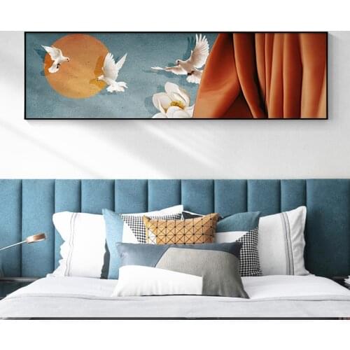 Orange Abstract Geometry Combination Animal Zebra Bubble Wall Art for Living Room Decor Canvas Painting Pictures Posters Prints