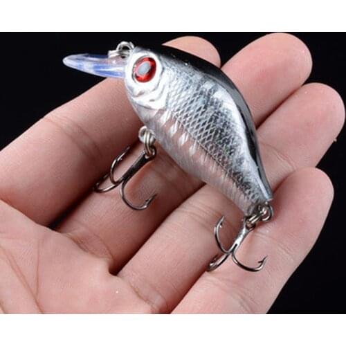 1PCS Crankbait Fishing Lure 5.5Cm 9g Hard Minnow Wobbler Fat Crank Leurre Fishing Tackle Isca Artificial Bait Pesca Fishing Lure