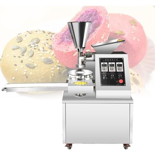 Industrial Conveyor Belt Automatic Steamed Bun Making Machine For Commercial Selling