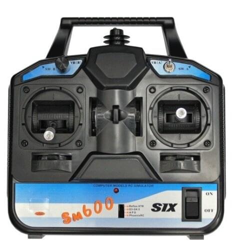 RC Simulator SM600 Flysky FS 6CH SM600 Simulator Support G6 G7 XTR FMS For 3D Helicopter Airplane Gilder Fix-wing