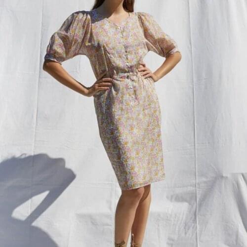 Летние платья с рукавами VNXIFM China At AliExpress