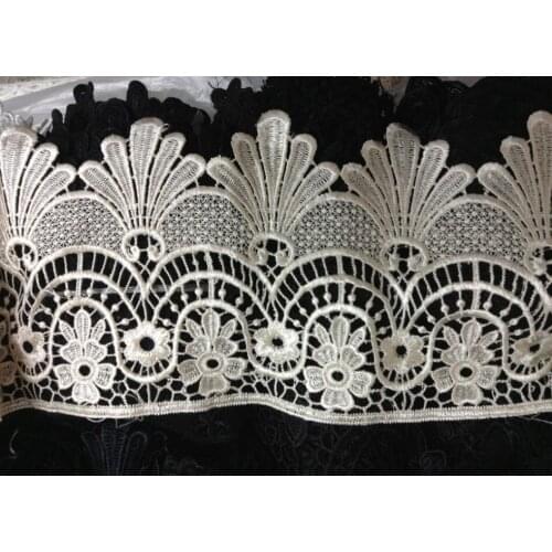 17cm high quality water soluble exquisite embroidery lace,skirt lace trimming,decoration accessories,XERY13529