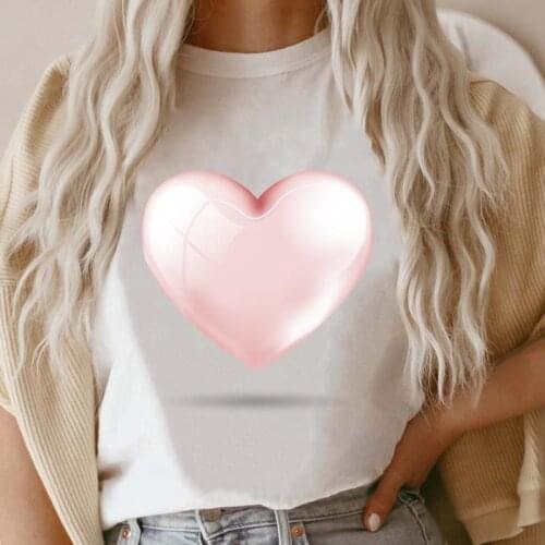 Fashion Women Love New Style Print Graphic Fall T-shirt Short Sleeve Tee T Shirt Female Cartoon Top 90s Ladies Clothing