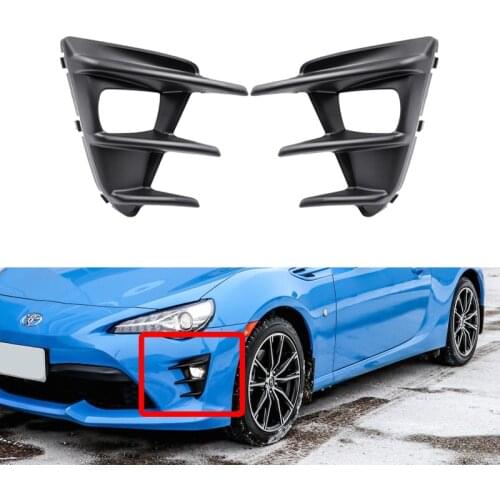 2x Front Bumper Led Fog Light Bezel Covers For Toyota GT86 2017 2018 2019