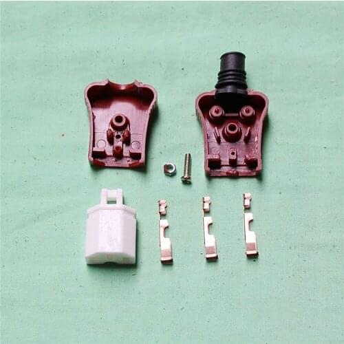 5pcs Three-Hole Ceramic Plug Repair Part for Rice Cooker Electric Hot Pot Ceramic Plug Accessories
