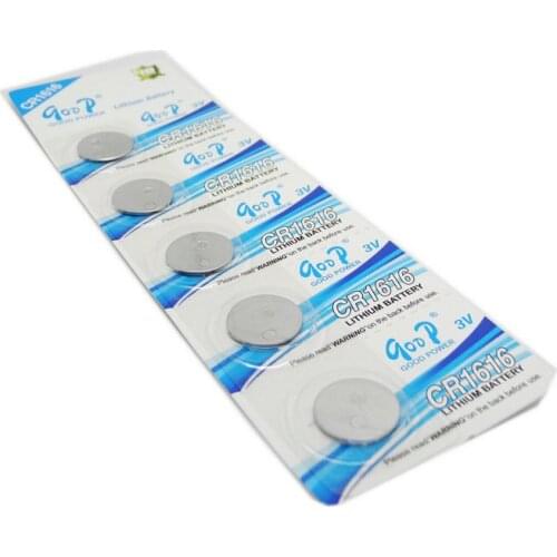 5PCS/LOT GODP High Quality CR1616 CR 1616 3V Lithium Button Cell Battery