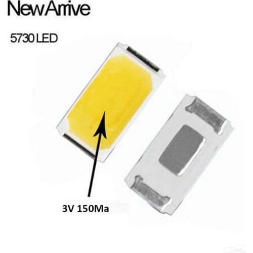 5730 R80 SMD LED Chip 5730 5630 White 5000K 6000K 0.5W Ultra Bright Surface 0.5 W Mount SMT Beads LED Light Emitting Diode Lamp