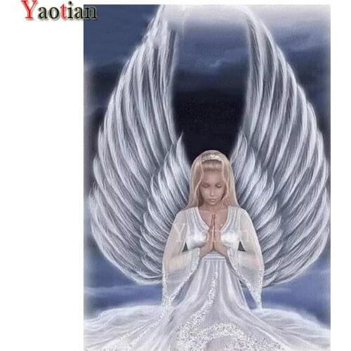 Diy Diamond Painting Angel Prayer diamond mosaic Diamond Cross Stitch full Diamond Painting Mosaic Crafts Embroidery Decor