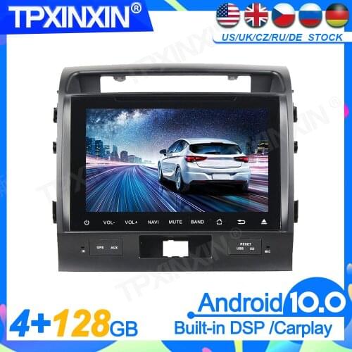 Android 10 For Toyota Land Cruiser 2008-2012 Head Unit Car Multimedia Player Auto Radio Tape Recorder GPS Navigation DSP IPS
