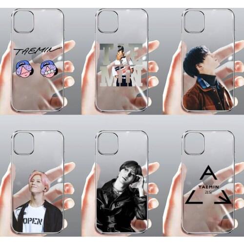 Kpop Shinee Taemin Phone Case For iphone 12 11 mini x xs xr pro max 8 7 6s 6 5 5s 5c se plus Transparent soft