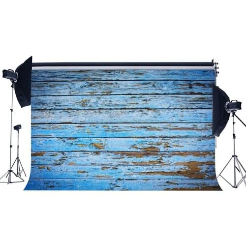 Wood Backdrop Peeled Blue Painted Stripes Wooden Plank Shabby Texture Rustic Grunge Wallpaper Photography Background