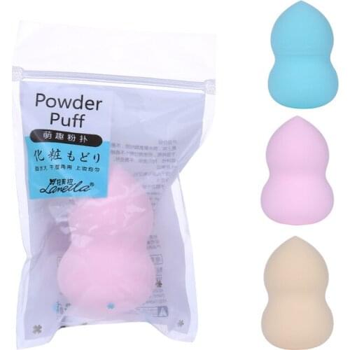 Gourd Makeup Sponge Puff Facial Powder BB Cream Concealer Sponge Cosmetic Puff For Lady 3 colors 1 PCS
