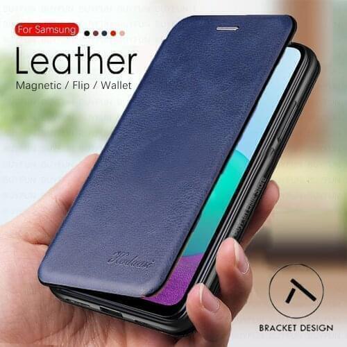 Leather Book Cover on the for Samsung Galaxy A02 Magnetic Flip Wallet 360 Anti Shock Covers For Samsung A02 A02s A 02 02s Case