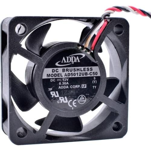 COOLING REVOLUTION AD5012UB-C50 5cm 50mm 5020 12V 0.30A PC Computer Case Cooling Cooler DC Fan