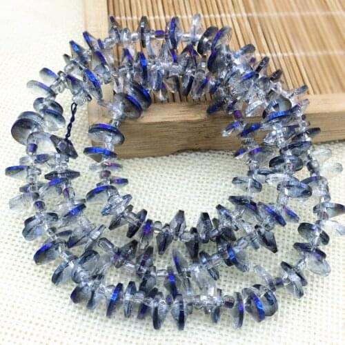 New arrival 140pcs 4*8mm multicolor bicone shape glass crystal spacers accessories loose seed beads diy jewelry findings B2858