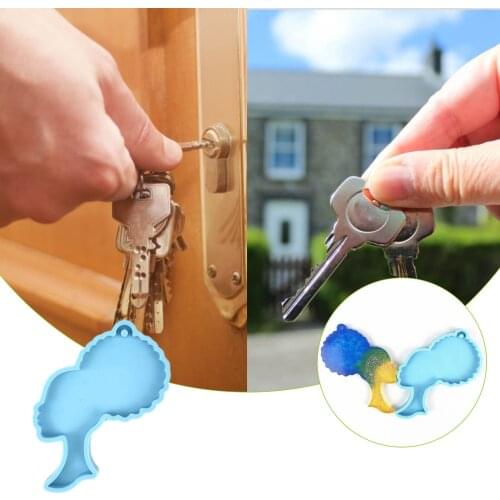 DIY Afro Lady Keychain Mold eychains pendants Silicone Mold Reusable DIY Crafts Pendents #5O