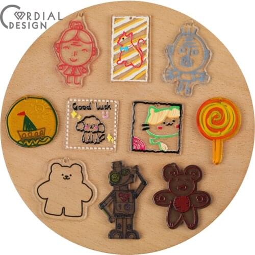 Cordial Design 50Pcs Jewelry Findings & Components/DIY Pendant/Earrings Making/Connectors/Hand Made/Charms/Jewelry Accessories