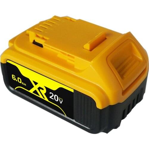 6000mAh DCB203 MAX XR Li-ion Battery Replacement for Dewalt 18V Tools DCB200 DCB201 DCB204 DCB205 DCB206 Rechargeable Batteries