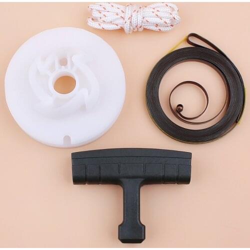 Recoil Starter Pulley Spring Handle Repair Kit For HUSQVARNA 362 365 371 372 XP Chainsaw Replacement Spare Parts