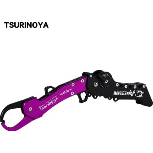 TSURINOYA Foldable Aluminum Alloy Fishing Gripper HERCULES Multi-purpose High Quality Portable Fish Controller Fish-lip Gripper