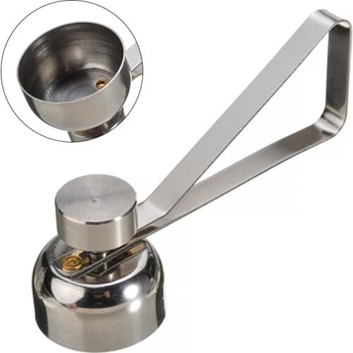 1PC Stainless Steel Egg Topper Cutter Boiled Raw Egg Shell Opener Separator Scissors Tool For Kitchen Gadgets