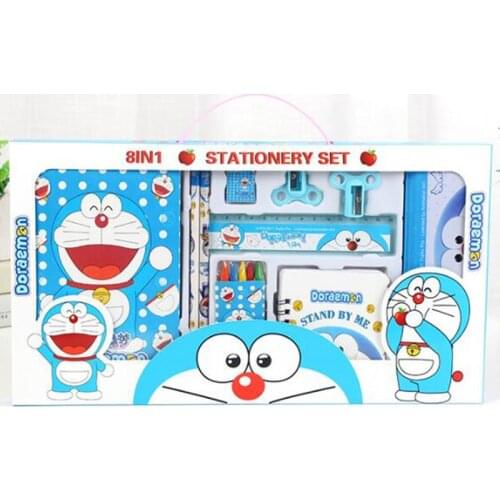 15pcs/set cartoon doradream stationery set novelty kawaii students school supplies children back to school study high quality