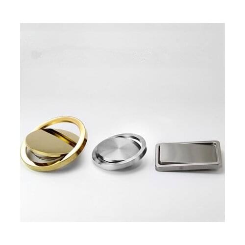 304 Stainless Steel Flush Recessed Built-in Balance Flap Lid Cover Trash Bin Garbage Can Kitchen Counter Top Trash lid